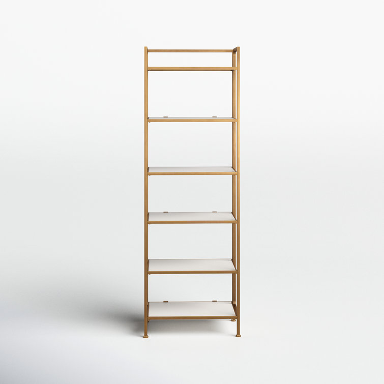 Tall narrow etagere bookcase discount